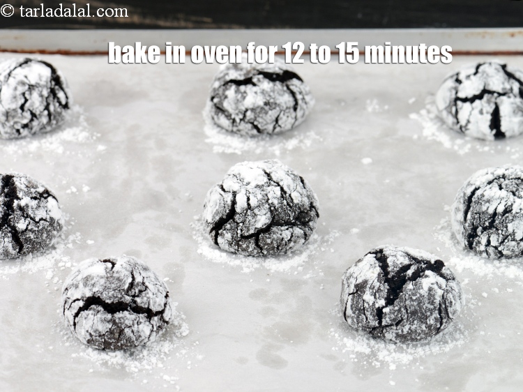 Step 20 – Bake the cookies in a pre-heated oven at 180&deg;c (360&deg;f) for 12 to 15 minutes.