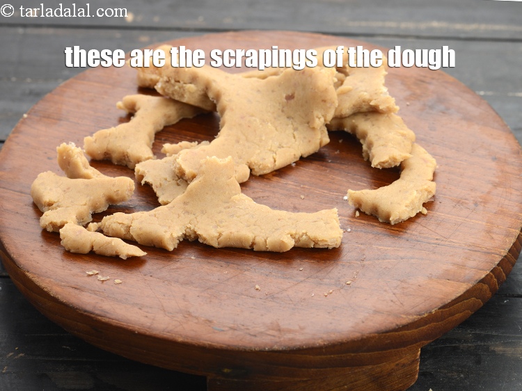 Step 20 – These are the scrapings of the dough.