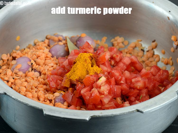 Step 20 – Add &frac14; tsp <a href="https://www.tarladalal.com/glossary-turmeric-powder-haldi-645i">turmeric powder (haldi)</a>.&nbsp;