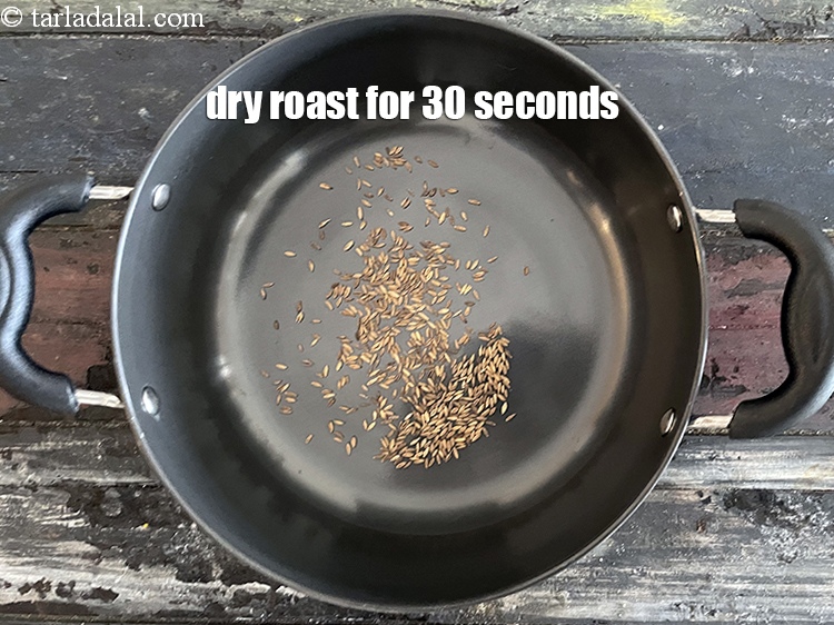 Step 20 – Dry roast for about 30 seconds.