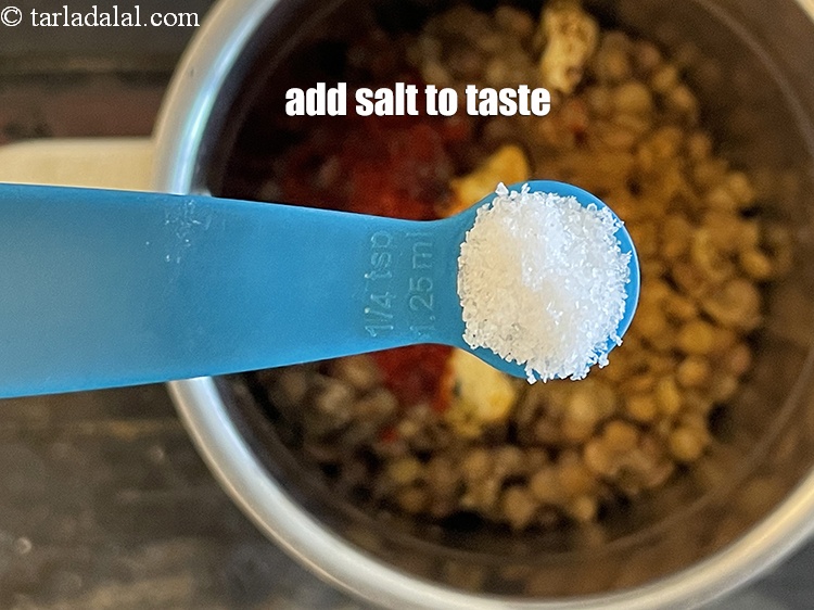 Step 28 – Add salt to taste. We added 1/4 tsp salt.