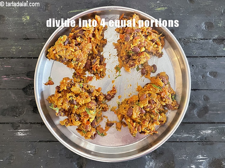 Step 40 – Divide into 4 equal portions.