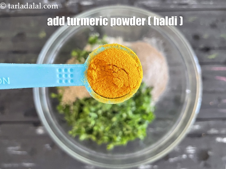 Step 29 – Add&nbsp;<meta charset="UTF-8" />1/2 tsp&nbsp;<a href="glossary-turmeric-powder-haldi-645i">turmeric powder (haldi)</a>.
