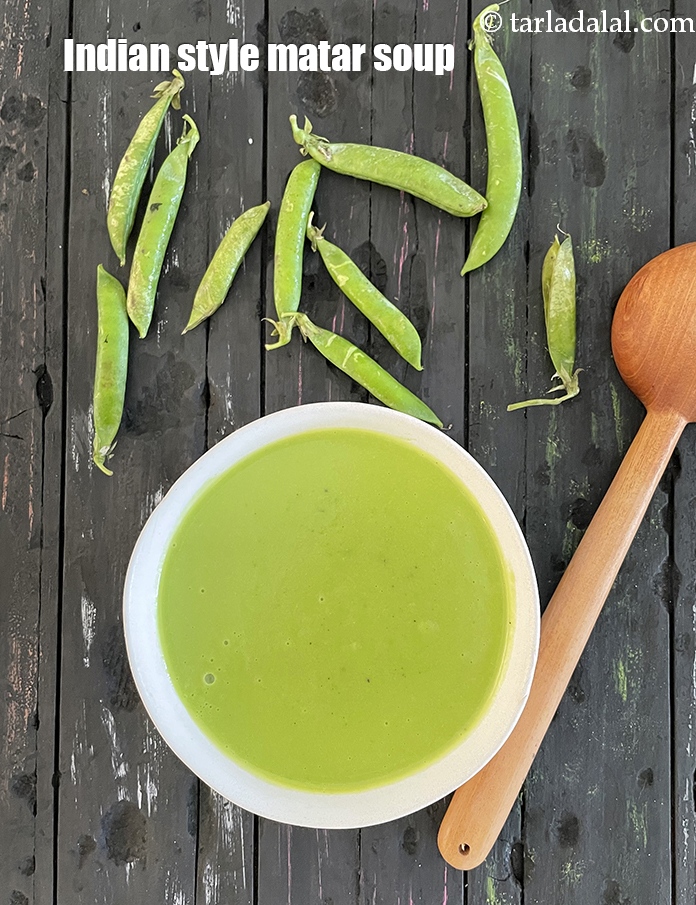 स्टेप 20 – <strong>ताज़ा हरे मटर का सूप रेसिपी&nbsp;|&nbsp;झटपट हरे मटर का सूप&nbsp;|&nbsp;भारतीय …
