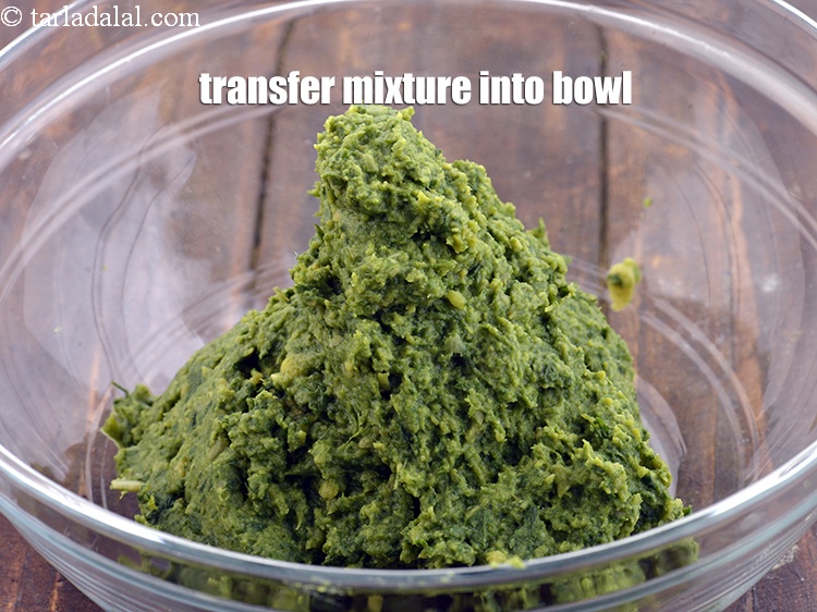 Step 19 – Transfer the mixture into a bowl.