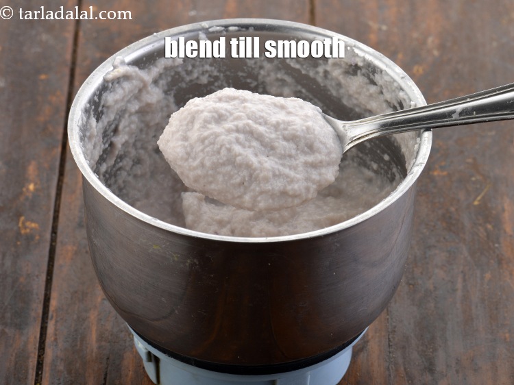 Step 18 – Blend till smooth. There will not be any need to add any water.