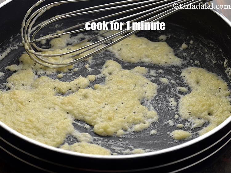 Step 23 – Cook on a slow flame for 1 minute, while stirring continuously.