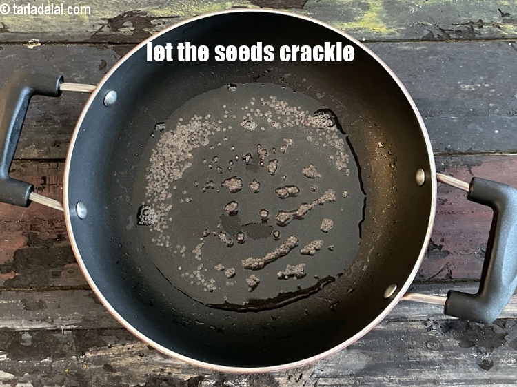 Step 22 – Let the seeds crackle.&nbsp;