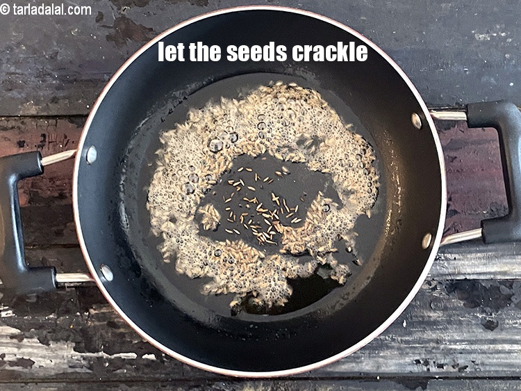 Step 20 – Let the seeds crackle.