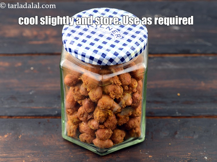 Step 20 – Cool <span style="font-size:11pt"><span style="font-family:Calibri,sans-serif"><strong>besan masala peanuts recipe | crispy masala groundnut | Indian fried masala …