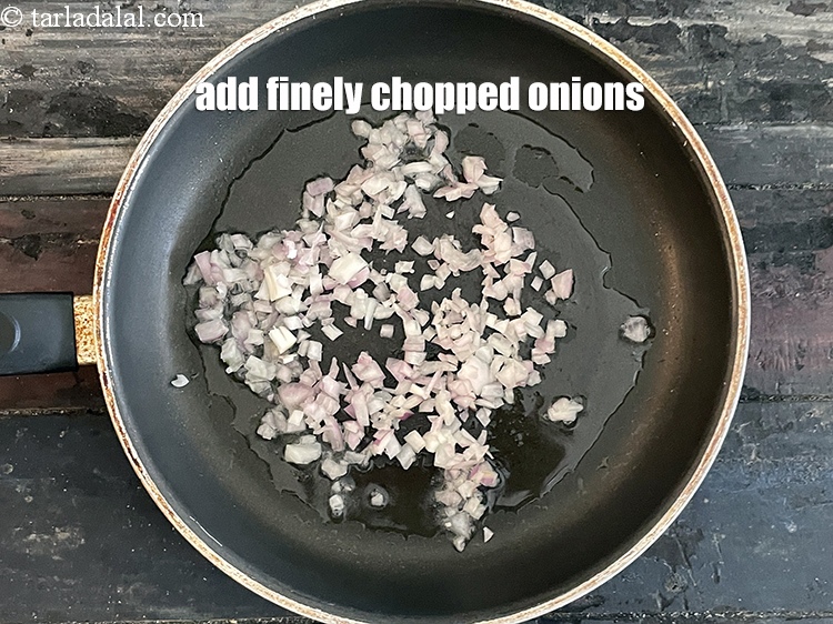 Step 20 – Add&nbsp;<meta charset="UTF-8" />1/4 cup&nbsp;finely&nbsp;<a href="glossary-chopped-onions-722i">chopped onions</a>.