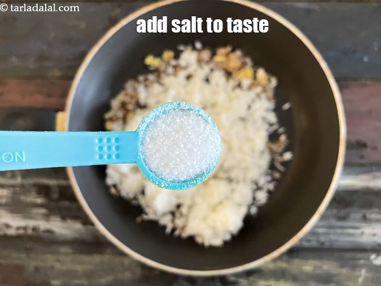 Step 23 – Add salt to taste. We added 1/2 tsp salt.