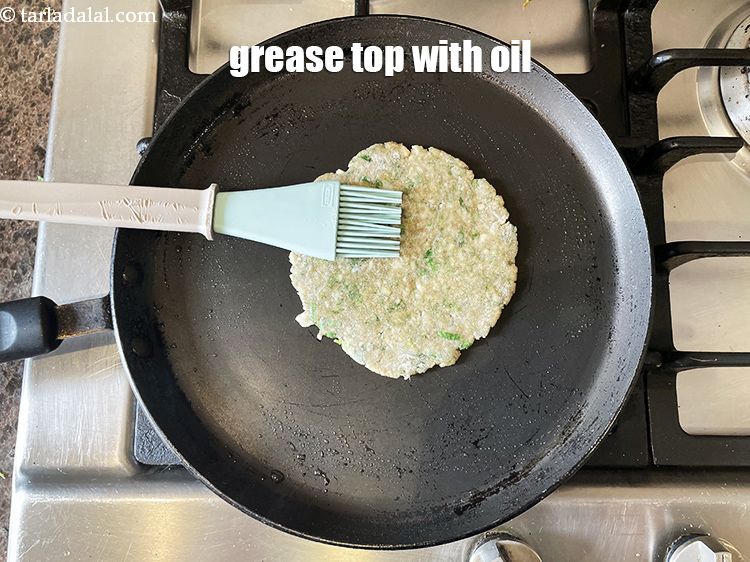 स्टेप 22 – फिर ऊपर से तेल लगाकर चिकना कर लें। यदि आप …