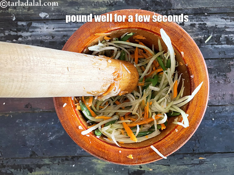 Step 34 – Pound well for a few seconds.