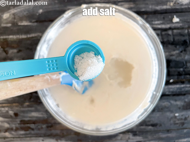 Step 26 – Add salt.