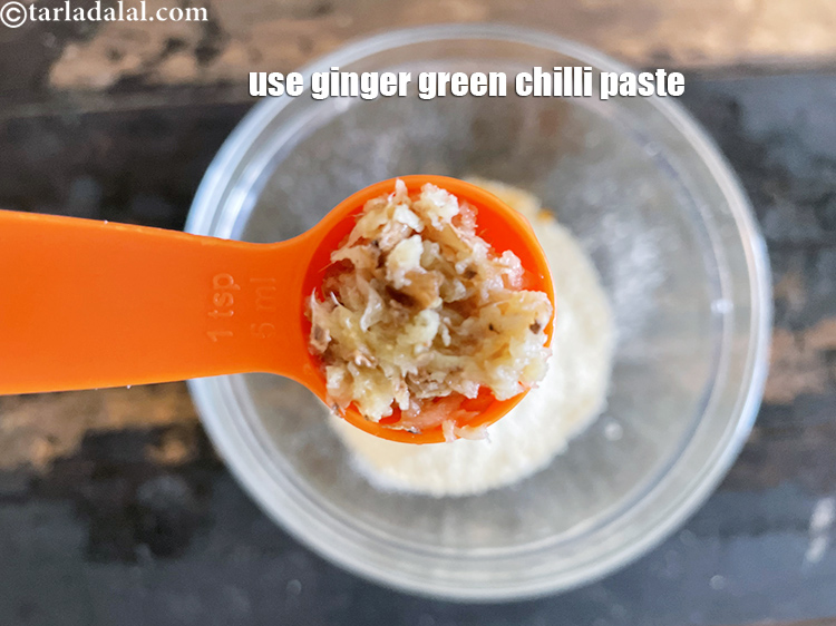 Step 37 – Add&nbsp;<meta charset="UTF-8" />1 tsp&nbsp;<a href="glossary-ginger-green-chilli-paste-adrak-mirch-ki-paste-adrak-mirchi-paste-139i">ginger-green chilli paste</a>.