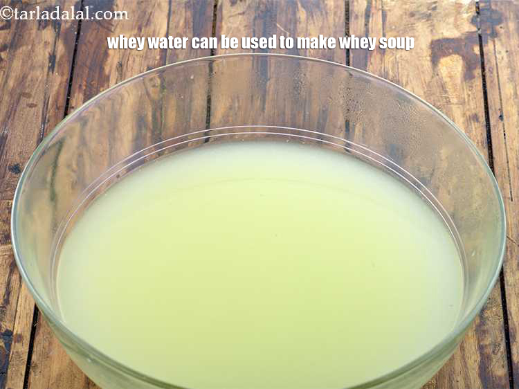 Step 30 – <meta charset="UTF-8" />The discarded whey water can be used to make&nbsp;<a href="https://www.tarladalal.com/Whey-Soup-(-Calcium-Rich-Recipe-)-35065r">whey soup</a>&nbsp;which is a …