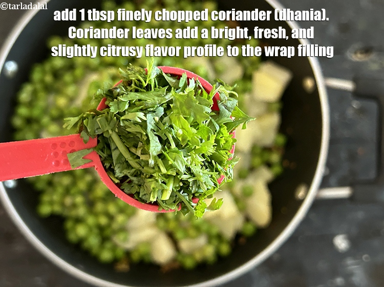 Step 21 – Add <strong>1&nbsp;tbsp</strong>&nbsp;finely&nbsp;<a href="glossary-chopped-coriander-783i">chopped coriander (dhania)</a>.&nbsp;Coriander leaves add a bright, fresh, and slightly citrusy flavor profile …