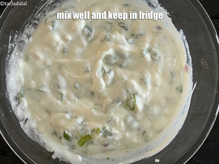 Step 23 – Mix well and keep in fridge.