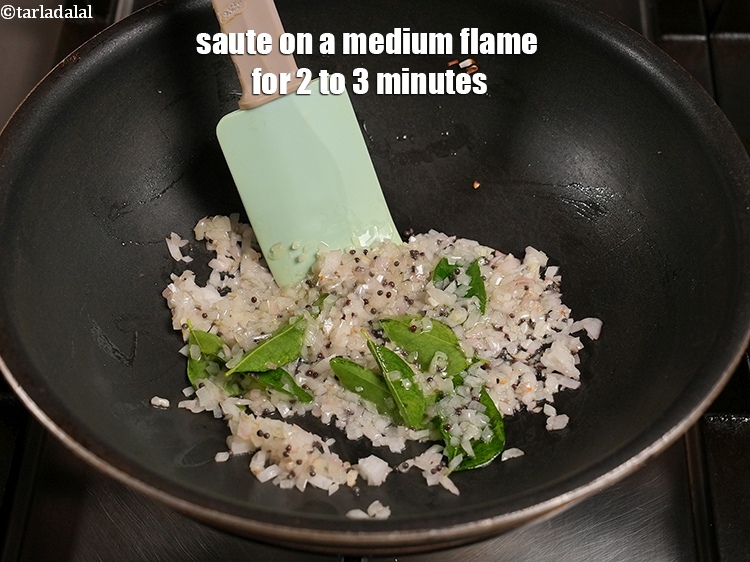 Step 25 – Saute on a medium flame for 2 to 3 minutes.
