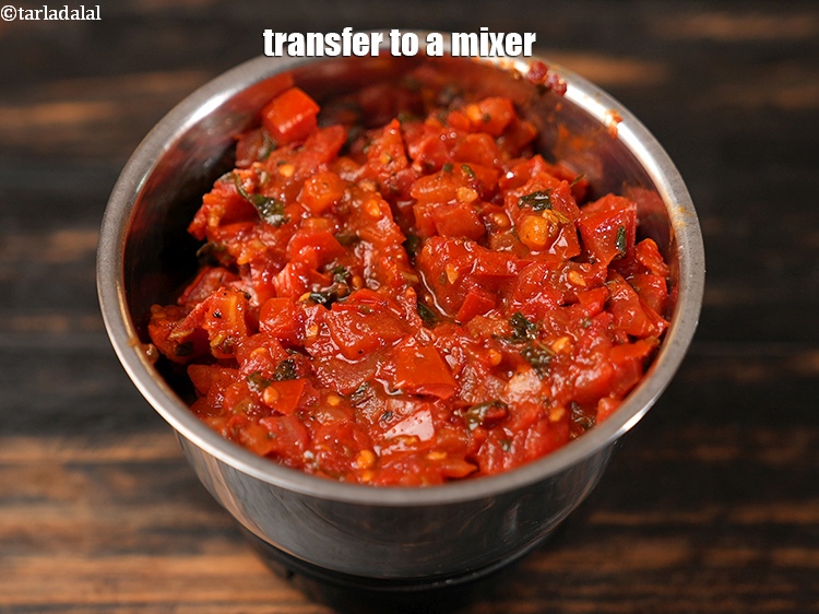 Step 21 – Transfer to a mixer.