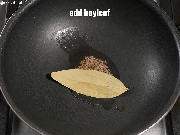 Step 22 – Add 1 <a href="https://www.tarladalal.com/glossary-bay-leaf-tejpatta-bay-leaves-189i">bayleaf (tejpatta)</a>.&nbsp;