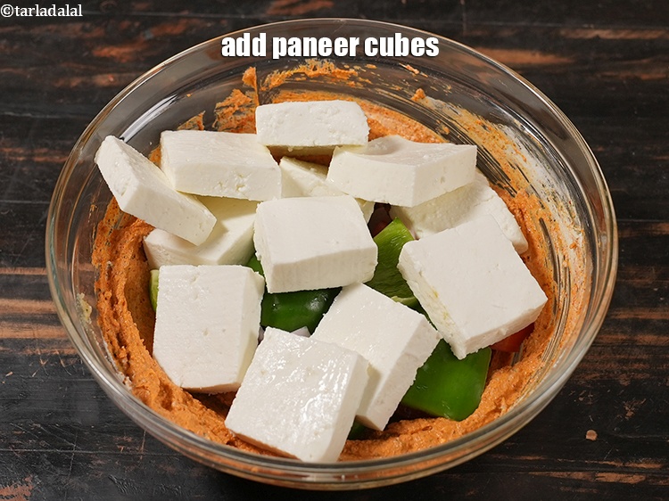 Step 21 – Add 2 cups paneer cubes.&nbsp;