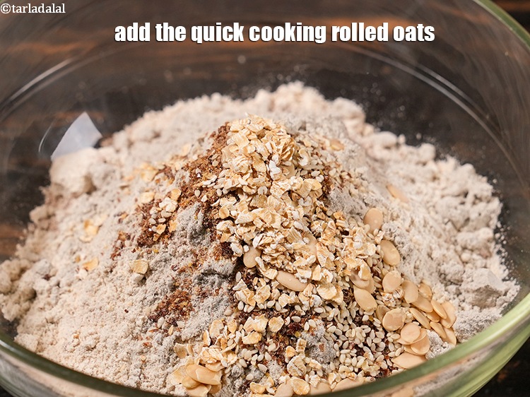 Step 20 – Add the quick cooking rolled oats.