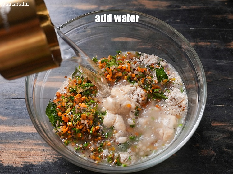 Step 21 – Add 1&frac14; cups of water.