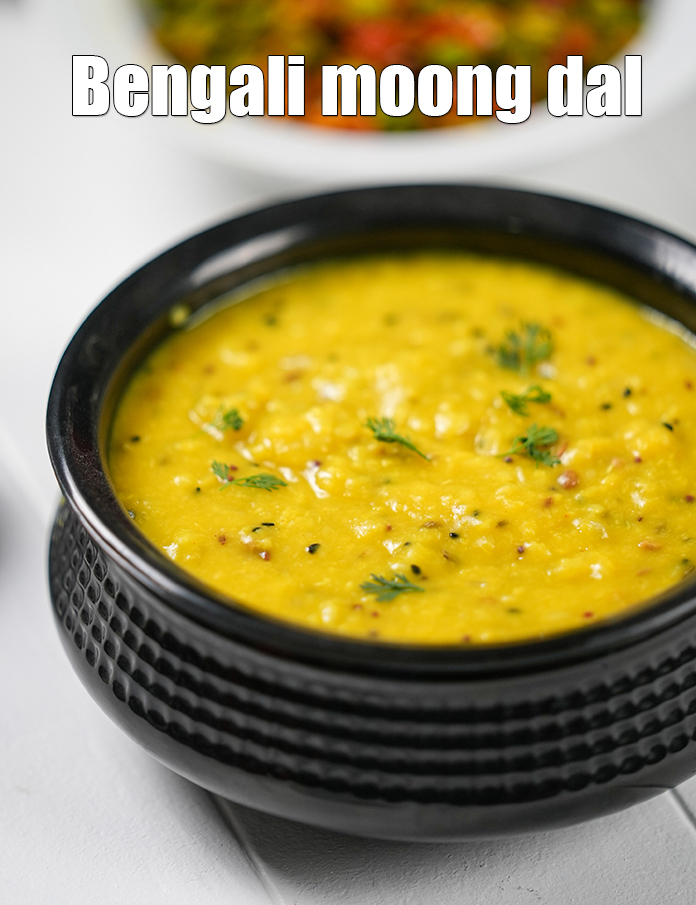Step 26 – Serve <strong>panch phoron moong dal</strong> hot.