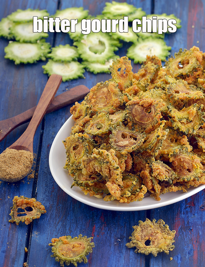 Step 21 – Cool <strong>karela chips recipe | bitter gourd chips | how to make crispy karela - …
