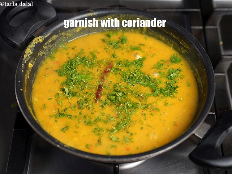 Step 21 – Garnish with coriander.