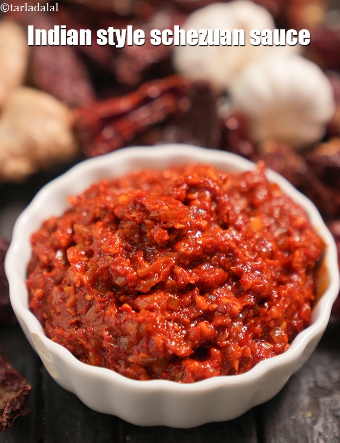 Step 21 – Store <strong>healthy schezwan chutney recipe&nbsp;|&nbsp;Indian style schezuan sauce&nbsp;|&nbsp;homemade schezwan chutney&nbsp;|</strong> in an airtight container and …