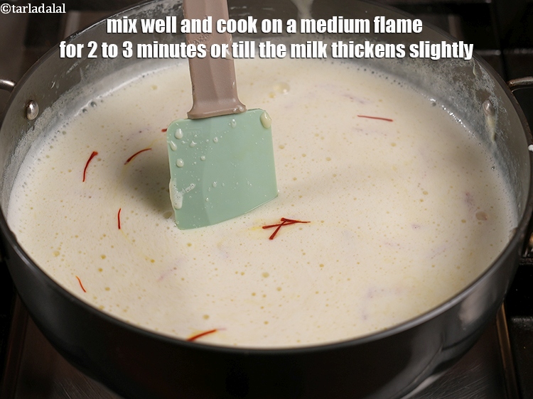 Step 21 – Mix well and cook on a medium flame for 2 to 3 minutes or till …
