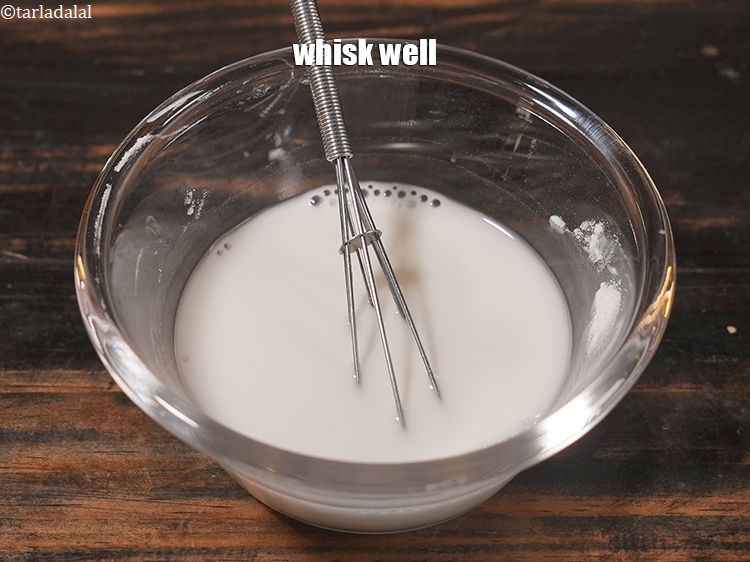 Step 21 – Whisk well and keep aside.