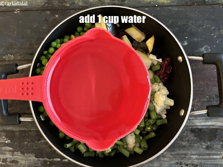 Step 21 – Add&nbsp;1 cup of water.