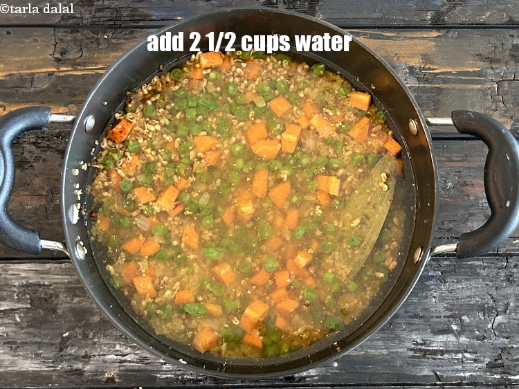 Step 21 – <meta charset="UTF-8" />Add approx. 2&frac12; cups of water.