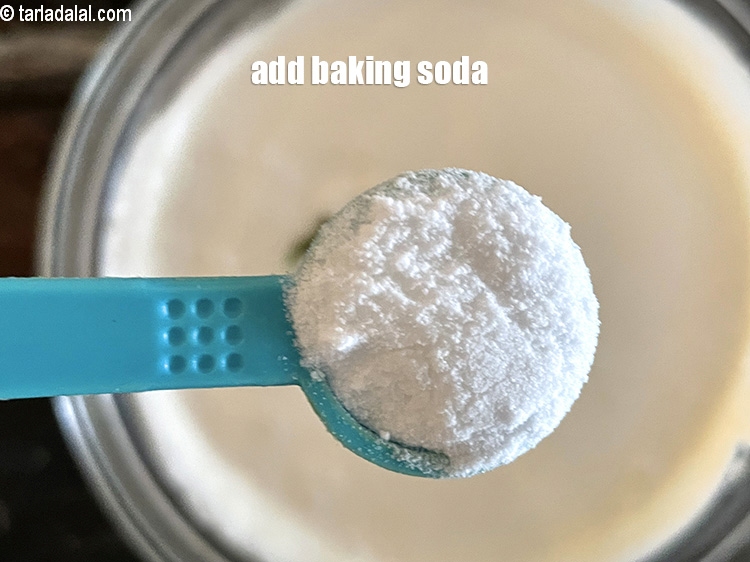 Step 21 – Add&nbsp;<meta charset="UTF-8" />1/2 tsp&nbsp;<a href="glossary-baking-soda-soda-bi-carb-615i">baking soda</a>.