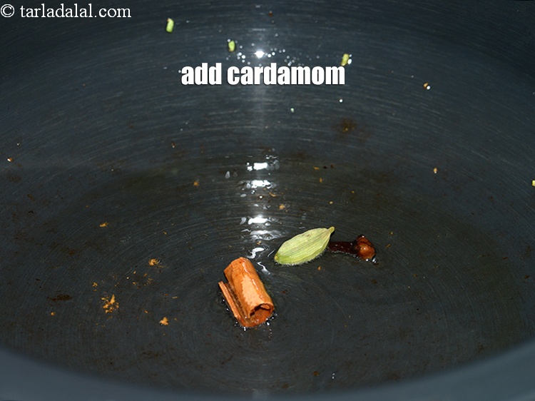 Step 22 – Add 1 cardamom.