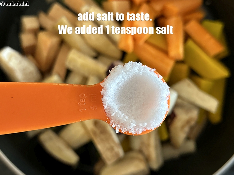 Step 21 – Add salt to taste. We added 1&nbsp;tsp salt.&nbsp;