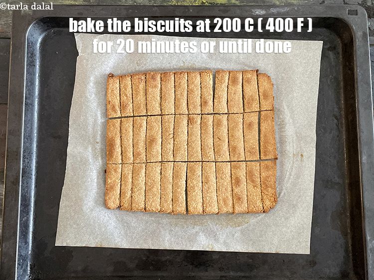 Step 21 – Bake the biscuits at 200 C ( 400 F) for 20 minutes or until done.