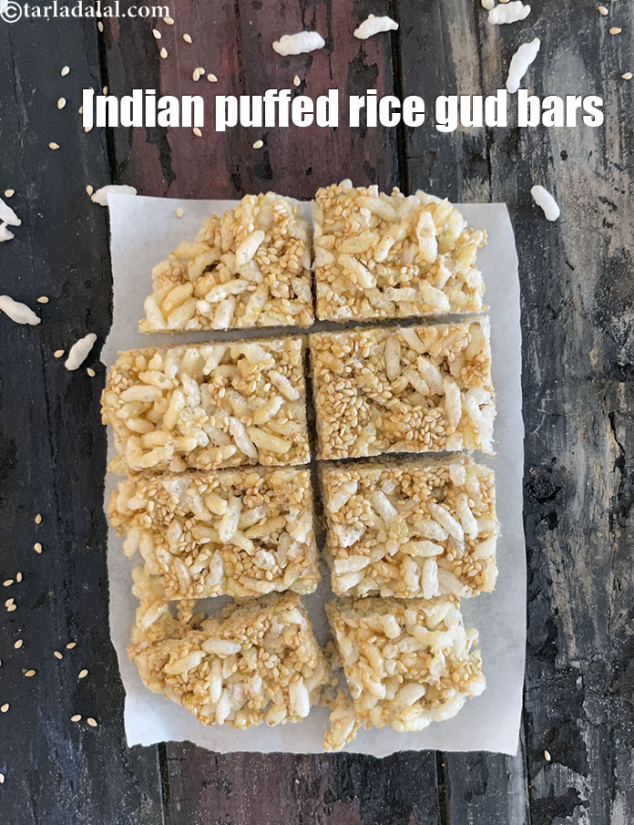 स्टेप 21 – <strong>मुरमुरा तिल चिक्की</strong> का | <strong>मुरमुरे तिल के बार रेसिपी …