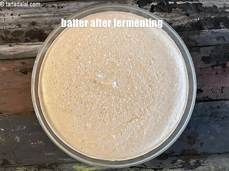 Step 21 – Batter after fermenting.