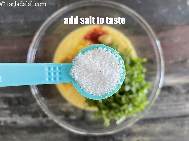 Step 22 – Add salt to taste. We added 1/2&nbsp;tsp salt.