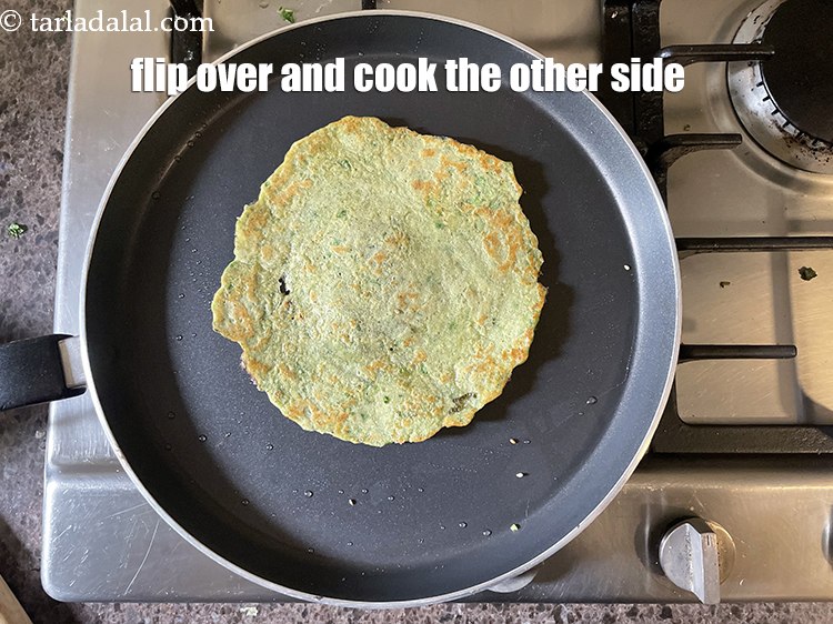Step 32 – Flip over and cook the other side.