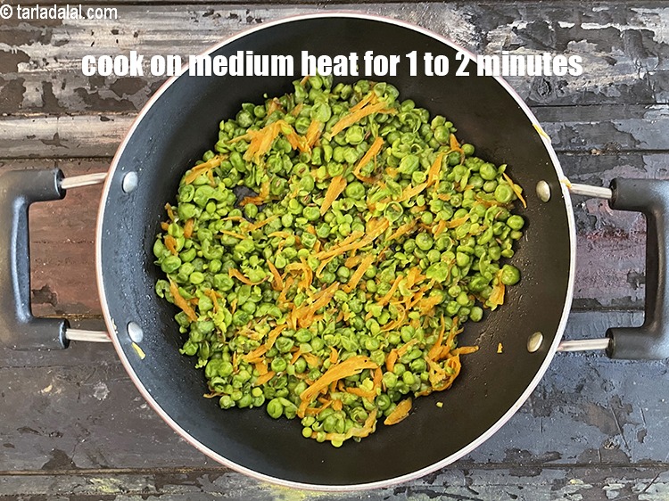 Step 29 – Cook on a medium flame for 1 to 2 minutes, while stirring continuously.