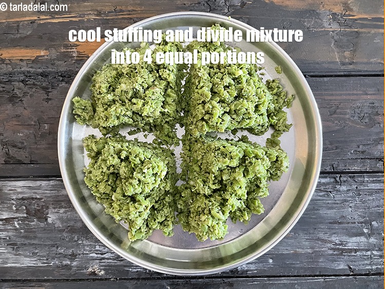 Step 22 – Remove the pan from the flame and allow it to cool.&nbsp;Divide the mixture into 4&nbsp;equal …