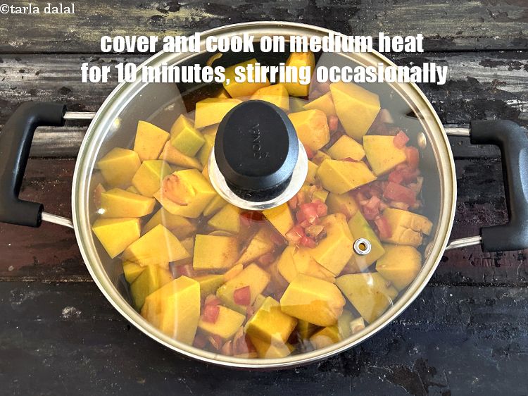 Step 22 – Cover and cook for 10&nbsp;minutes, stirring occasionally.
