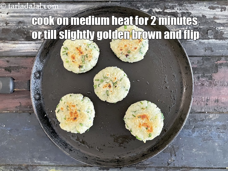 Step 33 – <p>At about 2 minutes of cooking on a medium flame flip the cutlet over. A …