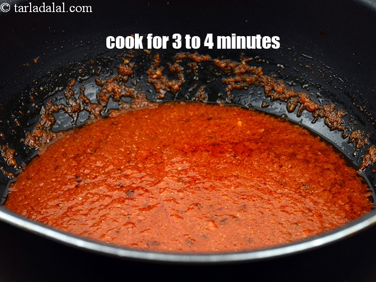 Step 21 – Cook on medium flame for 3 to 4 minutes, while stirring occasionally.